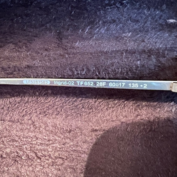 Tom Ford Ingrid bronze rimless sunglasses - Picture 4 of 5